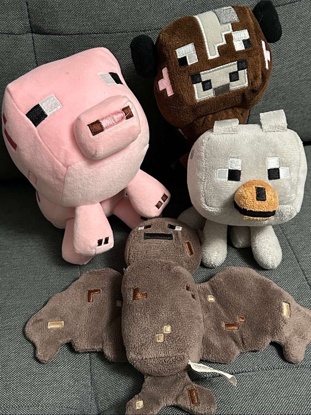 Minecraft animals Bundle - pig, cow, dog, bat